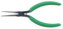 Xcelite NN55V 5 1/2" Slim Line Needle Nose Pliers Serrated Jaws Green Cushion Grips Cd