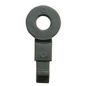 210001 Label Safe 1/8" BSP - Fill Point ID Washer - (10mm) - Black
