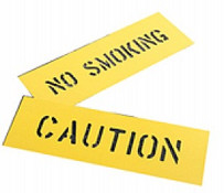 CH Hanson 12412 HIGH VOLTAGE Safety Sign Stencil