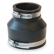 Fernco 1056-65 Flexible Coupling, 6"x5", Cast Iron/Plastic to Cast Iron/Plastic, Sold 2/Pack