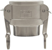 Dixon G50-B-SS 1/2" Global Fem Coupler x Male NPT 316SS
