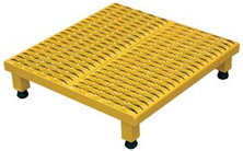Vestil AHW-H-2448-SS, Stainless Steel, Adjustable Work-Mate Stand, Ergo-Matting Deck