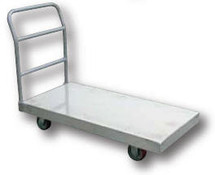 Vestil ASD-2460 Aluminum Sheet Deck Platform Truck, Deck Size (WxL): 24"x60"