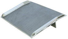 Vestil BTA-08006648 Aluminum Dockboard, Welded Aluminum Curbs, 8000 lbs, W 66", L 48"