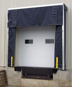 Vestil D-520-24 Retractable Dock Shelter, Door Size: 8'x8'-10'x10'