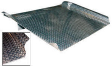 Vestil FA-5-6060 Formed Aluminum Dockboards, Cap 5000 lbs, W 60", L 60"