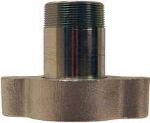 Dixon GMAS16 1-1/4" Boss MNPT Adapter w/Wing Nut Plated Iron