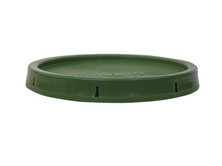 Vestil LID-54-PG Plastic Lid for 3.5, 5, and 6 Gallon Pails, Green