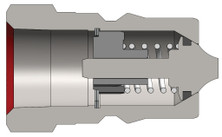 Dixon H4F4-SS-BOP 1/2" ISO-B Nipple, 1/2" NPTF, BOP 316SS (101248-4)