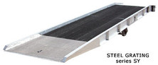 Vestil SY-209330 Aluminum Yard Ramp, Steel Grating, Capacity (lbs): 20000, W 95", L 30'