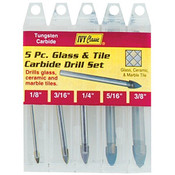 Ivy Classic 10372 5 Pc. Glass & Tile Drill Set 1/2" Shank