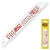 Ivy Classic 28310 R610P 6" 10T Bi-Metal Reciprocating Saw Blade, Pouch of 5