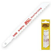 Ivy Classic 28210 B406P 4" 6T Bosch Style Jig Saw Blade, Pouch of 5