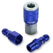 Legacy A72452C ColorConnex? Type C 3pc 1/4" Blue Coupler & Plug Kit