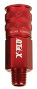Legacy A73426D ColorConnex? X-Flo Coupler, Industrial Type D 1/4" MNPT red