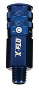 Legacy A72426C-X ColorConnex? X-Flo Coupler, Automotive Type C 1/4" MNPT blue