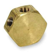 Legacy A84444-T 3Way Flat Hx Manifold 1/4"FNPT Inlet 1/4"FNPT Outlet bg tray