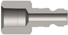 Dixon J2F3 1/4" TRUFLATE NIPPLE, 3/8" NPTF Body Material: STEEL Body Size: 1/4"