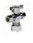 Legend Valve 114-804 5/8" OD X 3/8" OD X 3/8" OD T597 Dual Outlet Valve