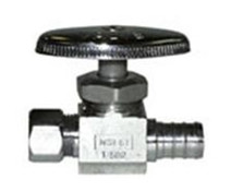 Legend Valve 114-209 1/2" Pex X 3/8" OD T-582 Multi-Turn Straight Valve