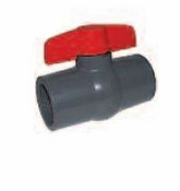 Legend Valve 201-435 1" S-602 Grey PVC Ball Valve, Solvent, NSF