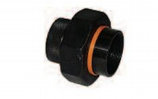 Legend Valve 301-337 1-1/2" T-574 Black Dielectric Union, Gas Service