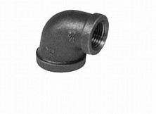 Legend Valve 350-122C 2" X 1/2" Black Reducing Elbow