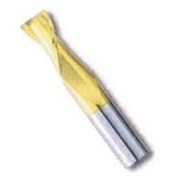 HTC 125-2796 51/64" Dia Solid Carbide End Mill, TIN coated, 2 Flute