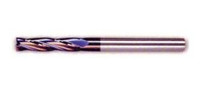 HTC 160-4100 1" Dia Solid Carbide End Mill, AlTiN Coated, 4 Flute