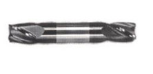 HTC 200-4625 5/8" Dia Solid Carbide Double End Mill, Square End, Stub Length, AlTiN Coated, 4 Flute