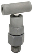 Dixon MC802 1/4" Steel Bleed Needle Valve Hard Seat Male NPT, T-Handle