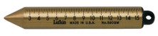 Lufkin 590GM 20 oz Plumb Bob, Solid Brass, Graduated in Millimeters and Centimeters