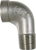 Dwyer A-2025-2 Stainless steel street elbow, 1/4" FNPT x 1/4" MNPT