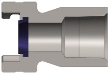 Dixon P4F3 THOR NIPPLE, 3/8" NPTF, STEEL Body Material: STEEL Body Size: 1/2"