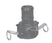 DIXON PPC300 Polypropylene Cam and Groove Couplers Type C hose shank x female coupler