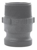 DIXON PPF100 Polypropylene Cam and Groove Adapters Type F male NPT x male adapter