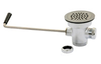 Eagle Group 336002 twist handle drain with 2" NPS connection, max. flow rate; 32 gal. pe