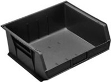 Eagle Group A203879 10 7/8" x 11" x 5" large plastic bin. Requires two PBH (plastic bin ho