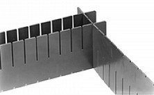 Eagle Group A217764 grey short divider, 15 maximum number accepted.