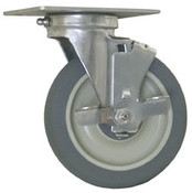 Eagle Group CPCM5S-300 Stainless Steel Pressure Washable Caster, Polyurethane tread, 5" Dia, 300 lb