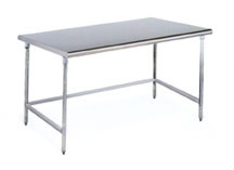 Eagle Group CRT3084T 30" x 84" brushed stainless steel finish, cleanroom table - solid top