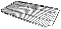 Eagle Group D1848W 18" x 48" white epoxy, Add-A-Shelf reverse mat wire shelf.