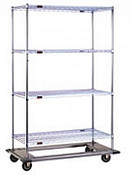 Eagle Group DT1836-ZSBP 18" x 36" EAGLEbrite zinc, dolly truck with poly swivel/