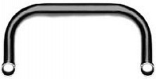 Eagle Group EH18-S 18" stainless extended push handle. For ease of assembly.