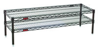 Eagle Group HDFCM1430C 30" length, (4) 14" high posts, chrome front case merchandise shelf wi