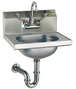 Eagle Group HSA-10-FAW 14 3/4" x 18 7/8" x 12 3/4" traditional hand sink, includes faucet, wi