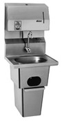 Eagle Group HSA-10-FDPEE-B-T 14 3/4" x 19 1/4" x 47 1/2" electronic hand sink with battery-powered