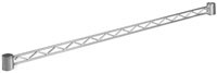 Eagle Group LR72-BL 72" black, Stand-Outs decorative left-to-right hanger rail.