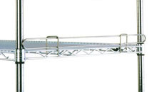 Eagle Group L72-1BL 72" long black, Stand-Outs decorative 1" high ledge.