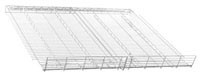 Eagle Group M3660Z 60" angled shelf. Hanger rails included.
